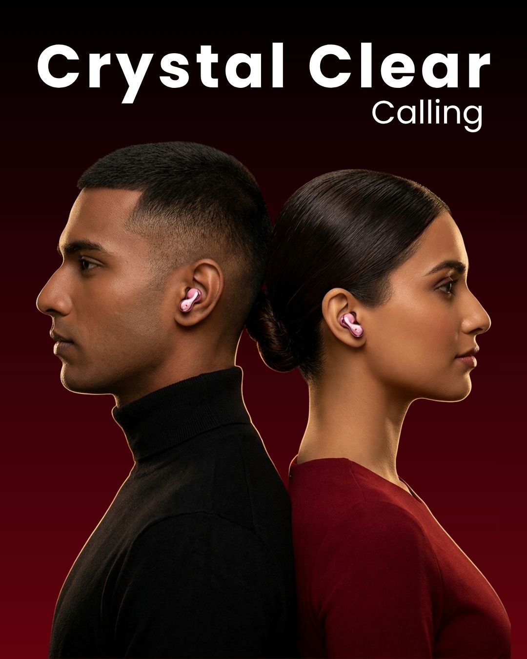 ICCONX TWS-201 | 52 Hours Playtime | Bluetooth 5.3 | Smart Touch Controls | Fast Charging | Comfort Fit | True Wireless Earbuds