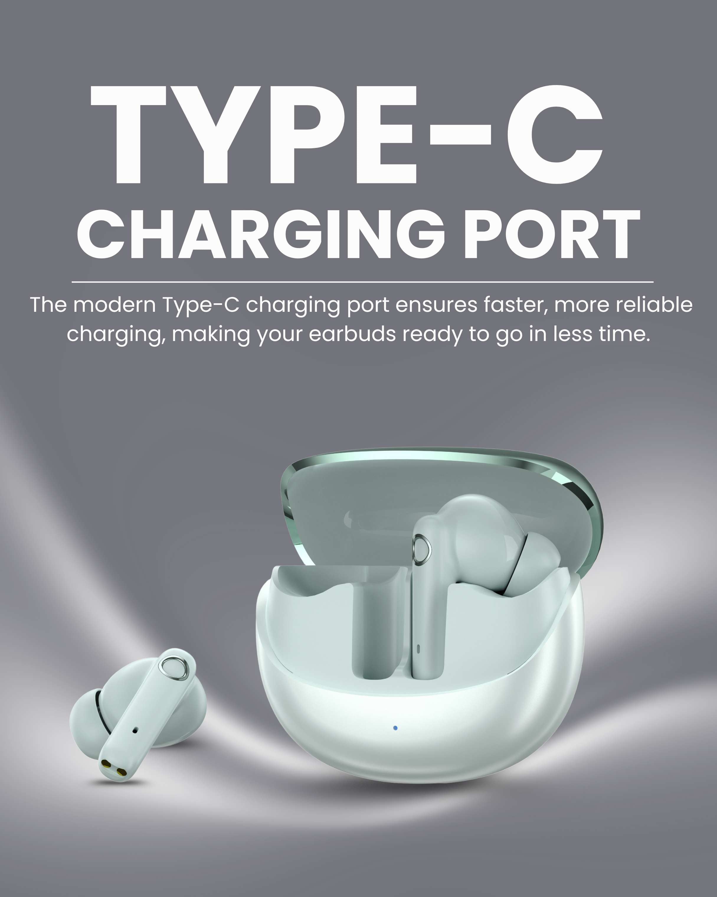 ICCONX EXOBOLT-99 - Green | 40 Hours Playtime | Bluetooth 5.3 | Smart Touch Controls | Type-C Charging | True Wireless