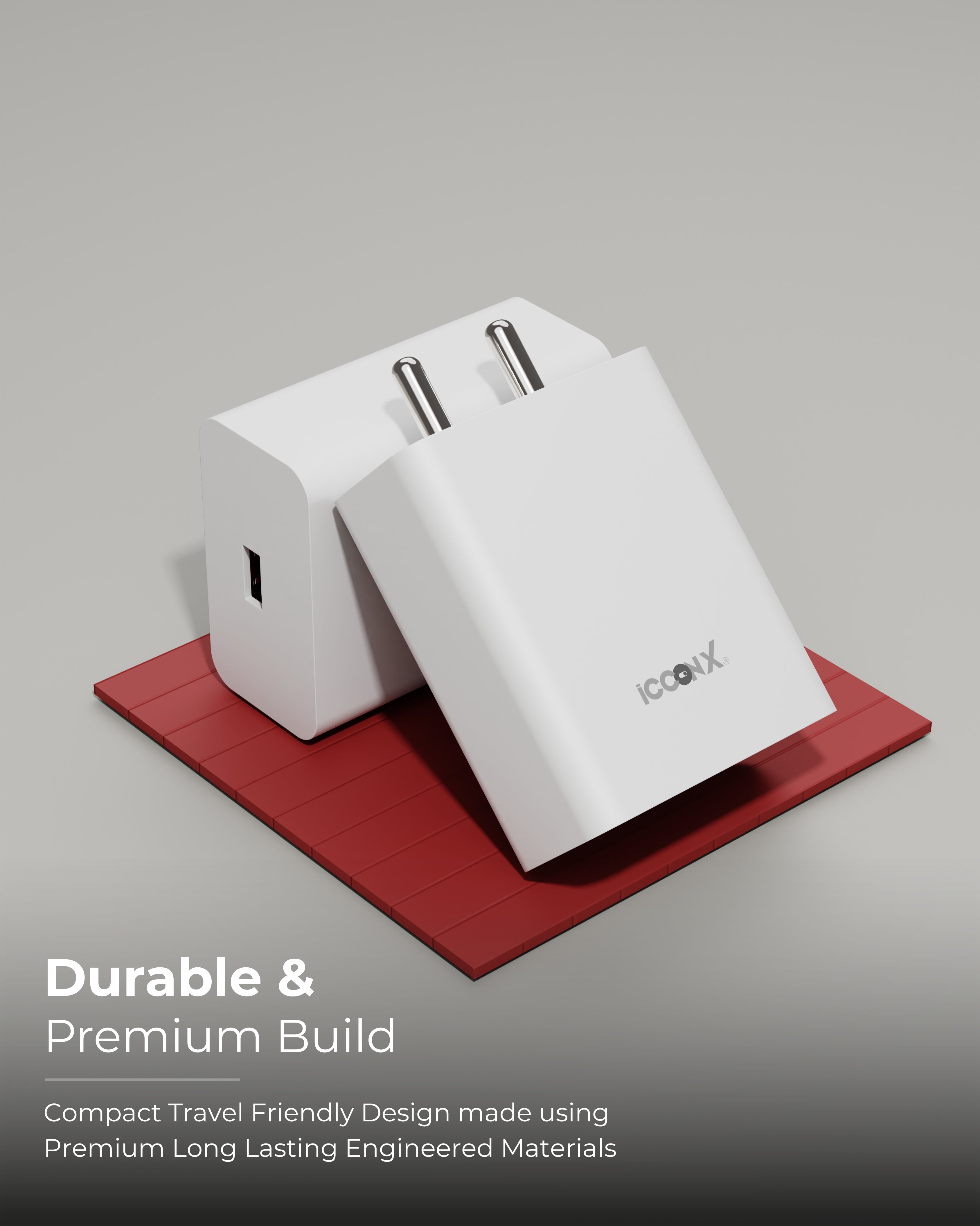 ICCONX MC-73 PRO PLUS 80W USB TYPE-A ADAPTER WITH TYPE-C CABLE COMPATIBLE WITH VIVO (All in One)