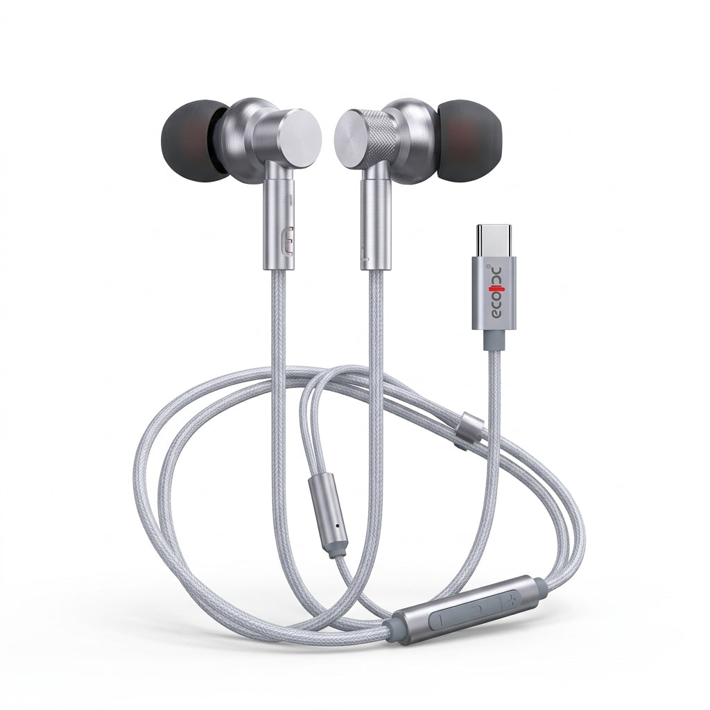 ICCONX Ecosphere 01 Type-C Wired Earphone - Grey