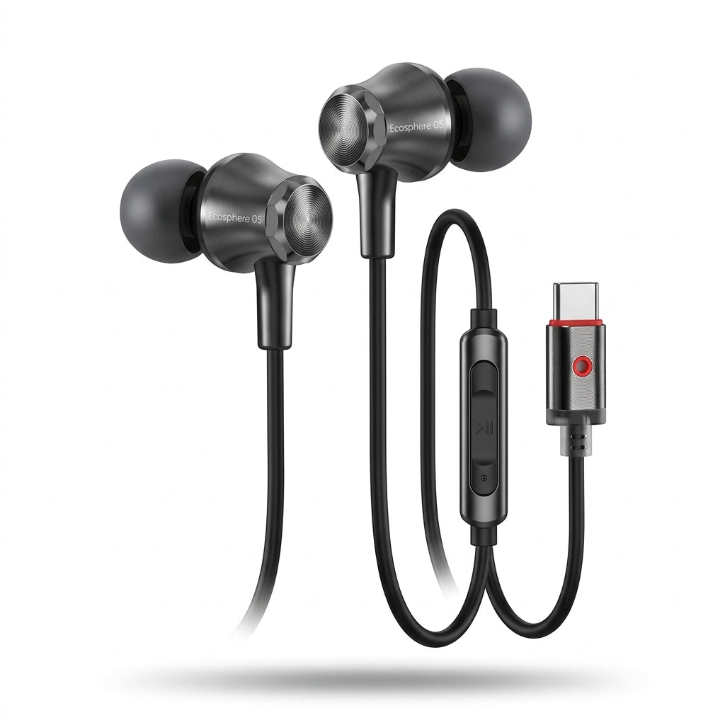 ICCONX Ecosphere 05 Type-C Wired Earphone - Black