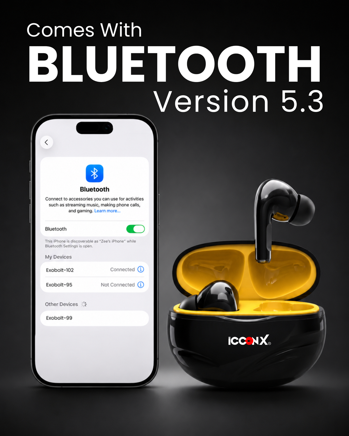 Bluetooth Version 5.3 Instant Pairing