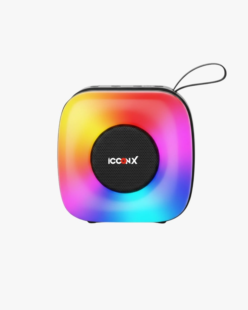ICCONX PS-01 10W Portable Bluetooth Party Speaker with Dynamic RGB Light