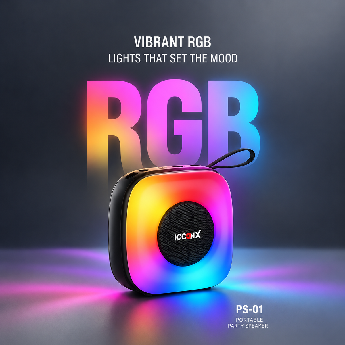 ICCONX PS-01 Vibrant RGB Lights That Set the Mood
