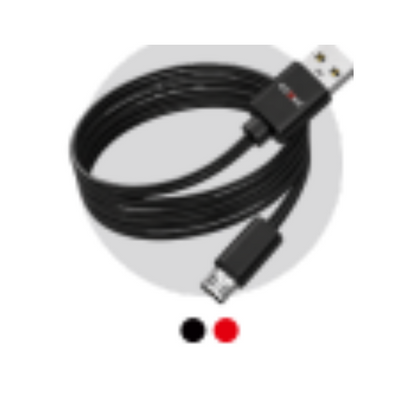 ICCONX One Way BRD V8 Micro USB Cable - Red