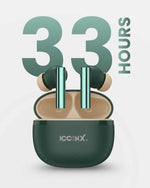 icconX Concert 95 True Wireless Earbuds 33h Playtime, BT 5.3