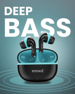 EXOBOLT-101 | 30 Hours Playtime | Bluetooth 5.3 | Deep Bass | Splash Proof Design | True Wireless Earbuds