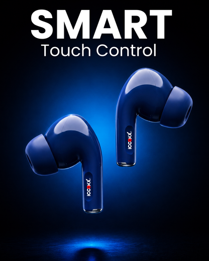 ICCONX EXOBOLT-102 | 30 Hours Playtime | Touch Controls | Type-C Charging | Bluetooth 5.3 | True Wireless Earbuds
