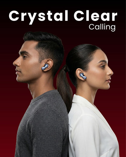 ICCONX EXOBOLT-201 | 52 Hours Playtime | Bluetooth 5.3 | Smart Touch Controls | Fast Charging | Comfort Fit | True Wireless Earbuds