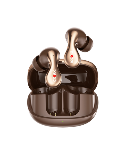 ICCONX TWS-201 | 52 Hours Playtime | Bluetooth 5.3 | Smart Touch Controls | Fast Charging | Comfort Fit | True Wireless Earbuds