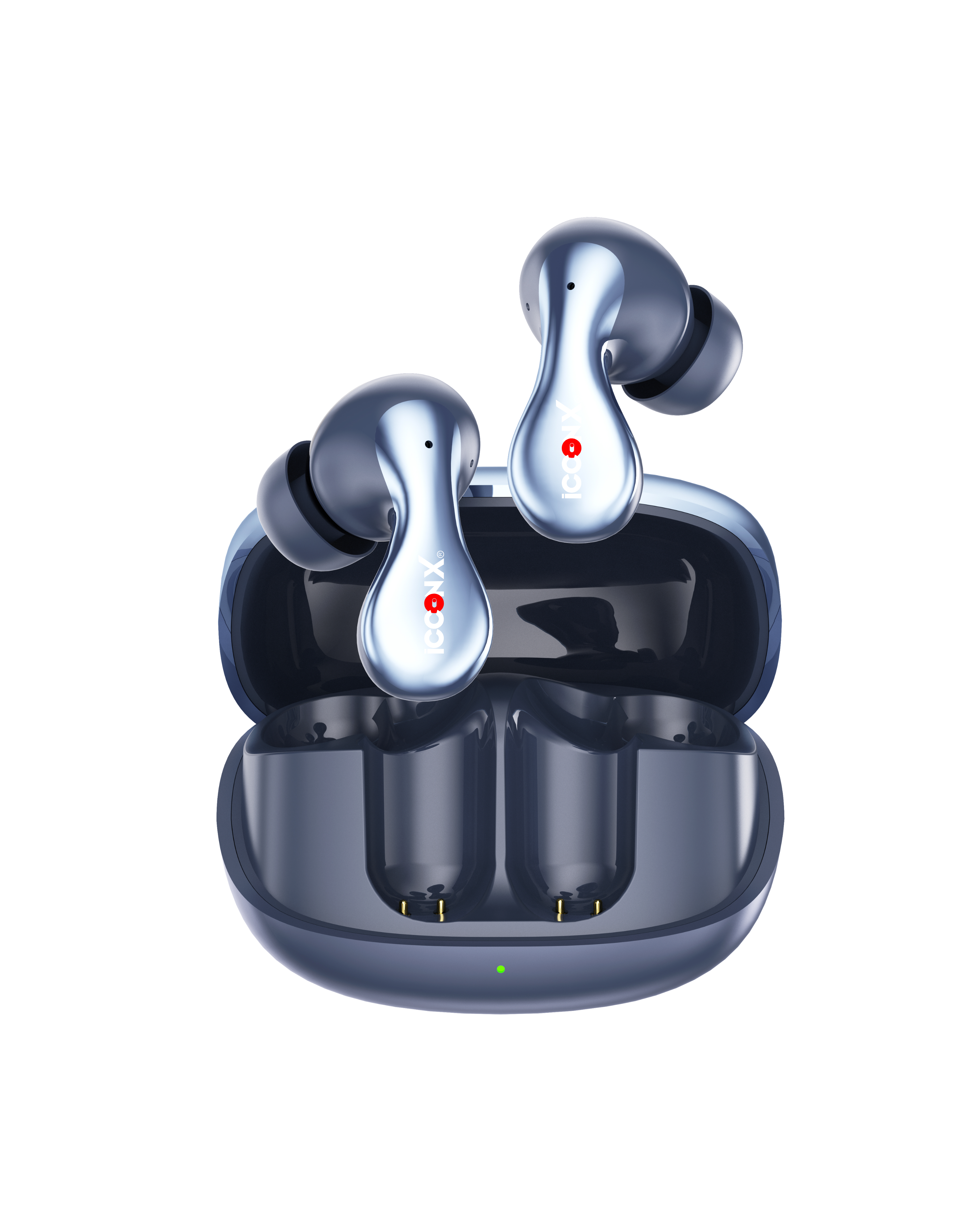 ICCONX TWS-201 | 52 Hours Playtime | Bluetooth 5.3 | Smart Touch Controls | Fast Charging | Comfort Fit | True Wireless Earbuds