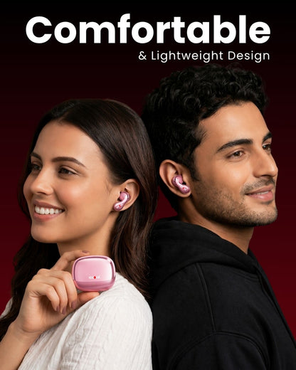 ICCONX EXOBOLT-201 | 52 Hours Playtime | Bluetooth 5.3 | Smart Touch Controls | Fast Charging | Comfort Fit | True Wireless Earbuds