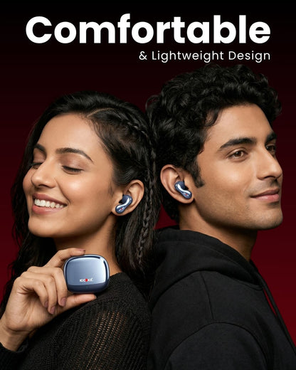 ICCONX EXOBOLT-201 | 52 Hours Playtime | Bluetooth 5.3 | Smart Touch Controls | Fast Charging | Comfort Fit | True Wireless Earbuds