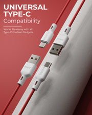 icconX LT 55 USB-A to Type-C Cable 55W, 1 m