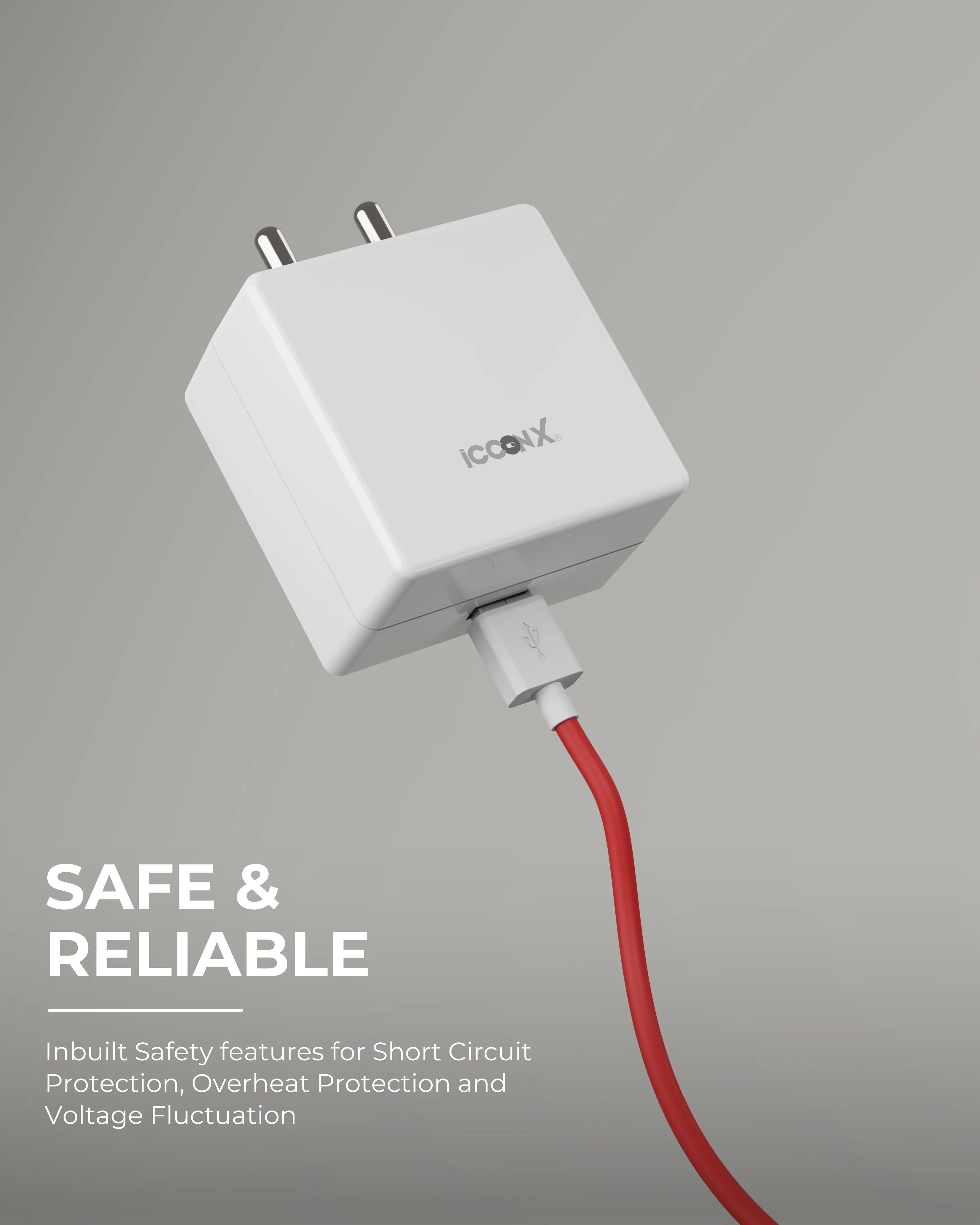 ICCONX MC-72 PRO 65W USB TYPE A ADAPTER COMPATIBLE WITH ONEPLUS