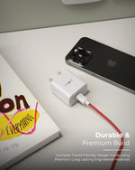 MC-81 25W USB TYPE C ADAPTER COMPATIBLE WITH IPHONES / SAMSUNG / IPADS / AIRPODS