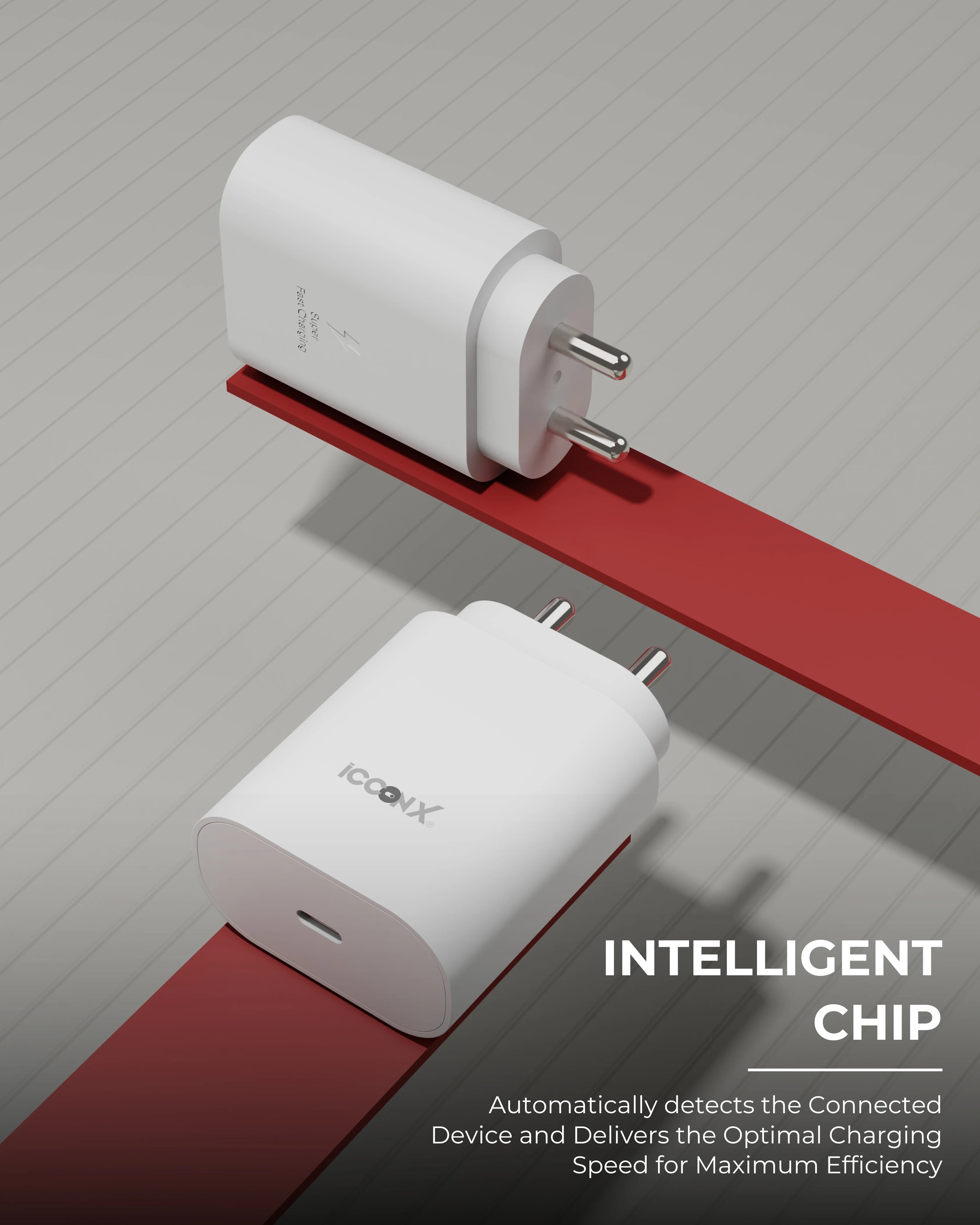ICCONX MC-82 33W USB TYPE C ADAPTER COMPATIBLE WITH IPHONES / SAMSUNG / IPADS / AIRPODS