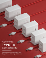 MC-71 PRO PLUS 45W USB TYPE- A ADAPTER WITH CABLE COMPATIBLE WITH REALME / REDMI / OPPO / ONEPLUS