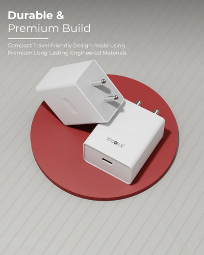 ICCONX MC-71 PRO 45W USB TYPE A ADAPTER COMPATIBLE WITH REALME / REDMI / OPPO / ONEPLUS