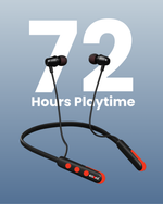 Stereo Wireless Neckband NB-05 | 72Hrs Playtime | Bluetooth 5.0 | Fast Charging | Magnetic Earbuds | Full Charge in 1.5 Hours | Designed for Ease.