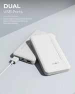 PB-120 10000mAh 10w Power Bank | Dual USB Port | Led Indicator | Light Weight | Multi Circuit Protection | Compact & Designed for ease