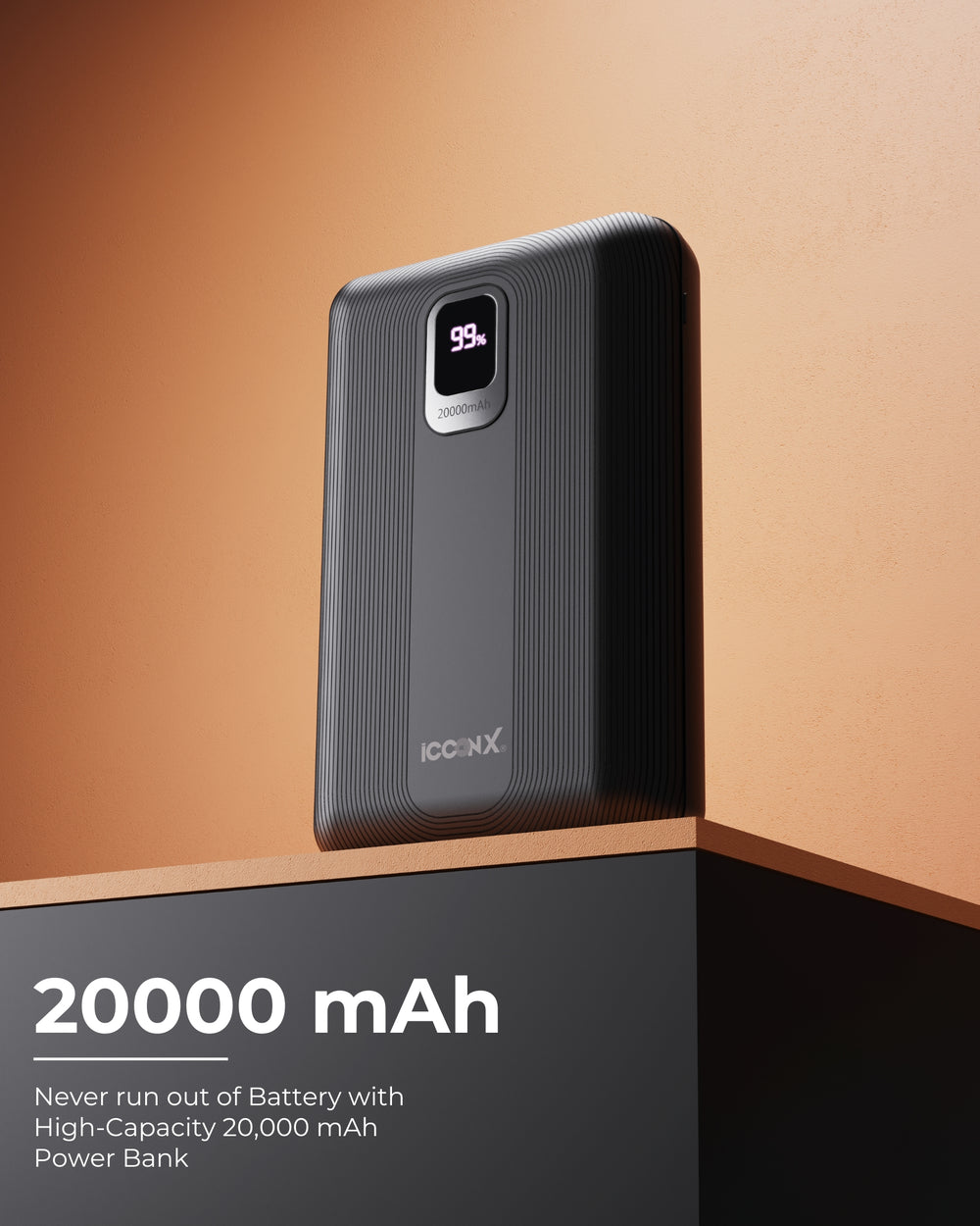 PB-230 Powerbank | 20000mAh | 22.5W Fast Charging | QC + PD | Dual Input Port : Type C |Output Port : 2 USB & Type C for All iPhone & Android |Digital Display |Designed for ease