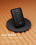 PB-230 Powerbank | 20000mAh | 22.5W Fast Charging | QC + PD | Dual Input Port : Type C |Output Port : 2 USB & Type C for All iPhone & Android |Digital Display |Designed for ease