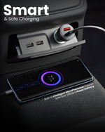 XF-03 | 80W Car Charger with PD + QC Fast Charging | Dual Port (USB + PD) | Smart Chip for Multi-Protocol Support | High-Speed USB-C Adapter for Cars & Android, Smartphone | Designed for Ease.