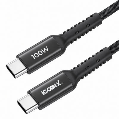 icconX CC 05 Type-C to Type-C Cable 100W, 1 m