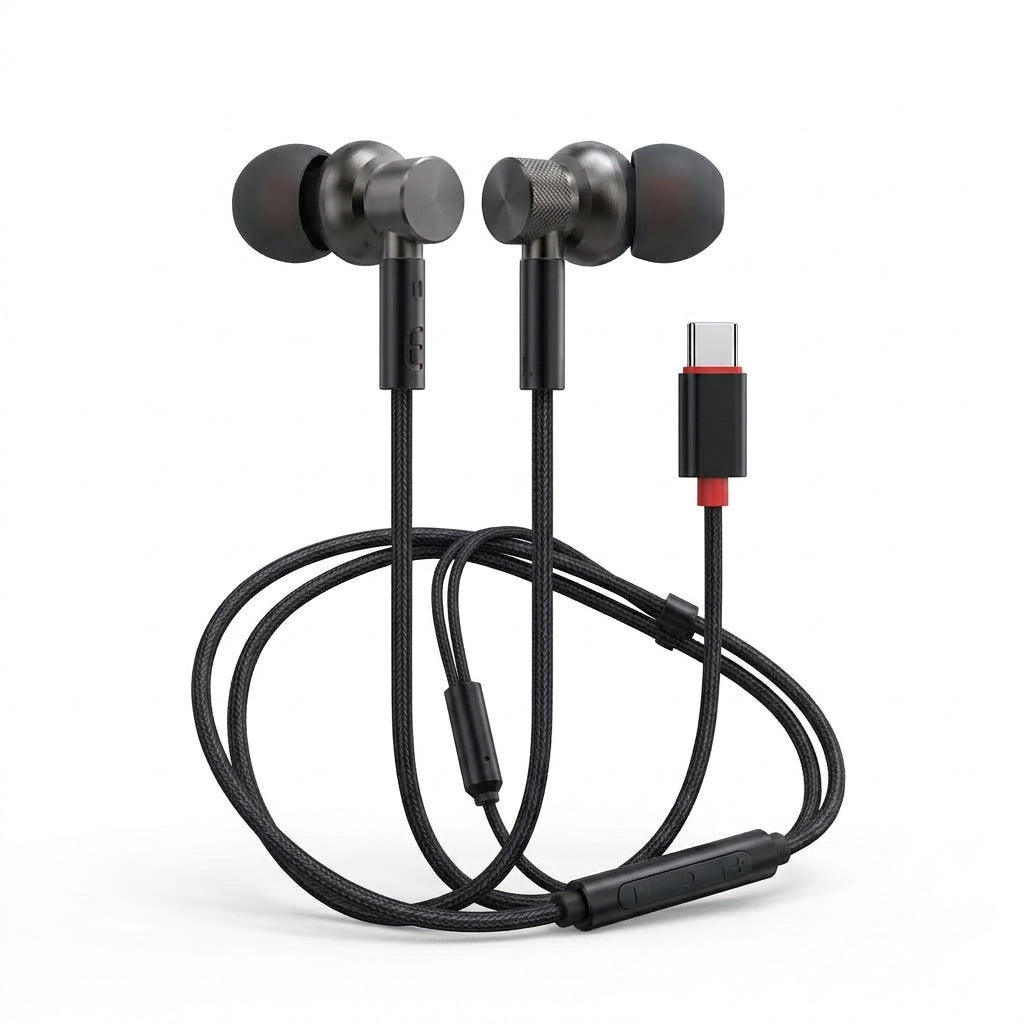 ICCONX Ecosphere 01 Type-C Wired Earphone - Black