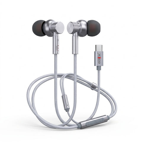 ICCONX Ecosphere 01 Type-C Wired Earphone - Grey