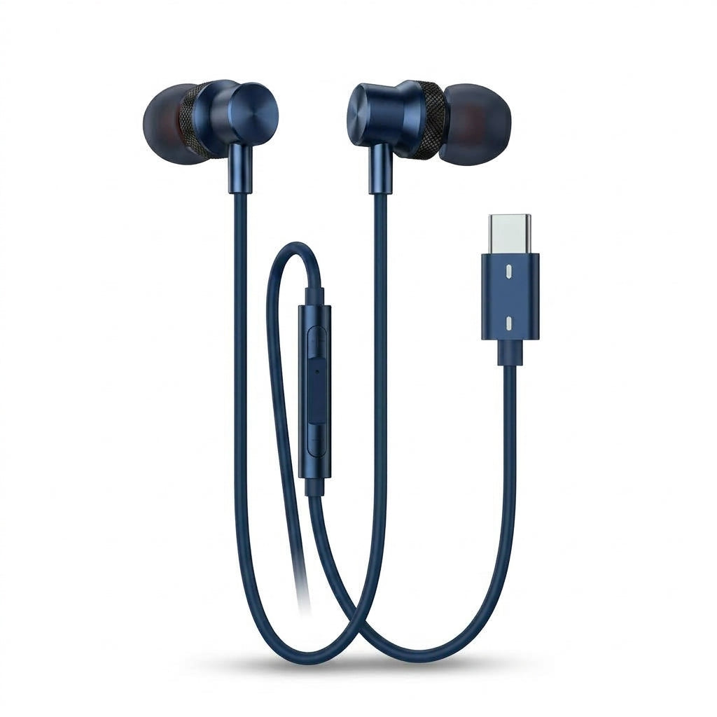 ICCONX Ecosphere 02 Type-C Wired Earphone - Blue