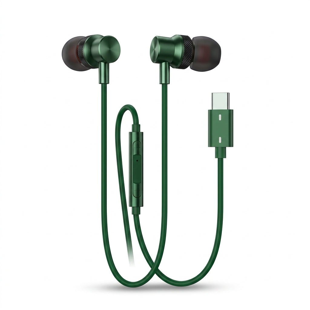 ICCONX Ecosphere 02 Type-C Wired Earphone - Green
