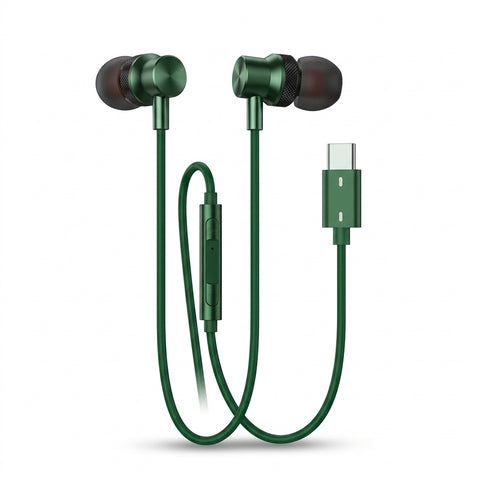 ICCONX Ecosphere 02 Type-C Wired Earphone - Green