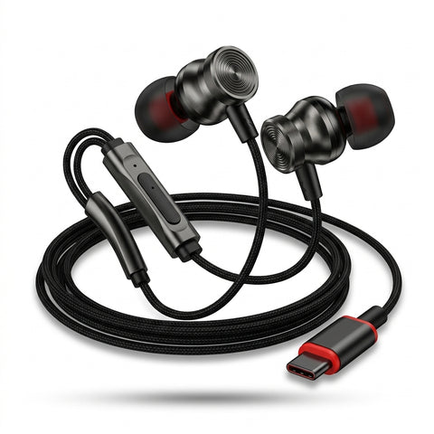 ICCONX Ecosphere 04 Type-C Wired Earphone - Black