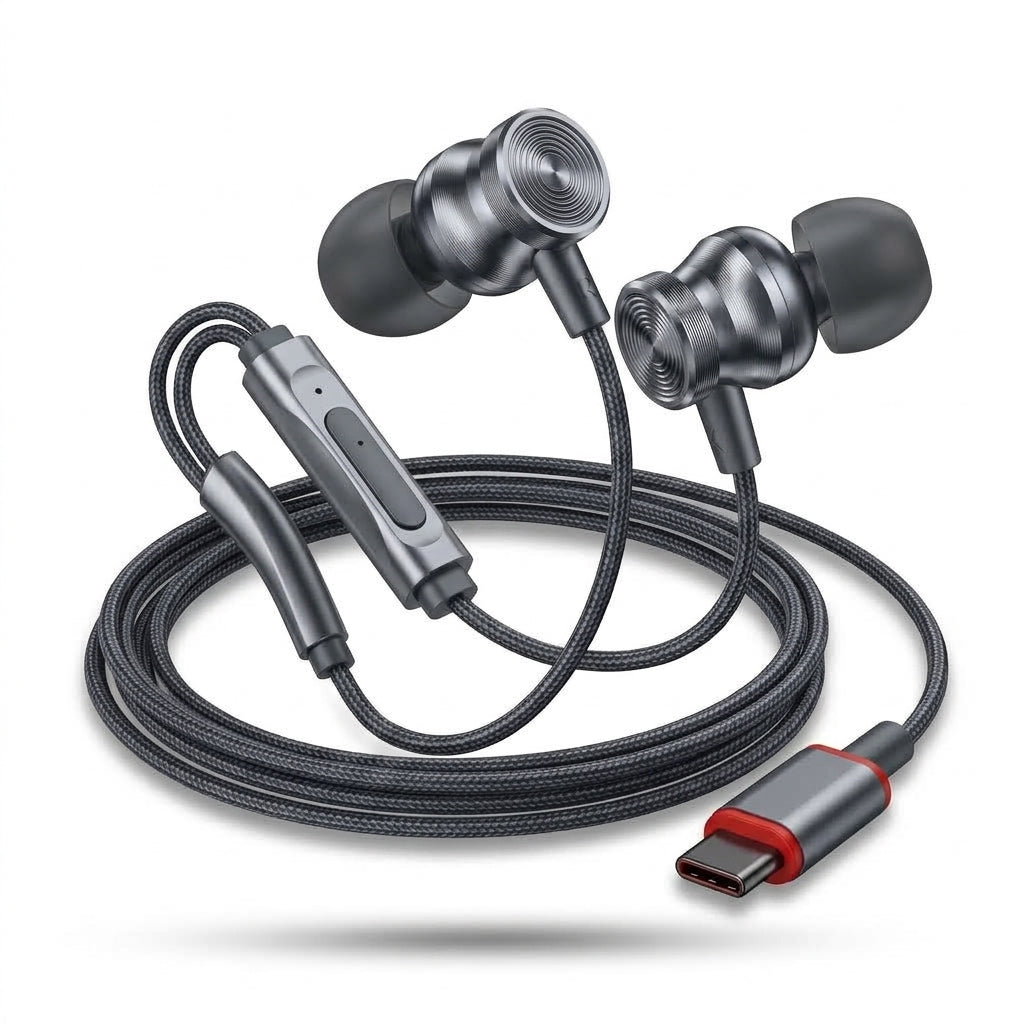 ICCONX Ecosphere 04 Type-C Wired Earphone - Grey