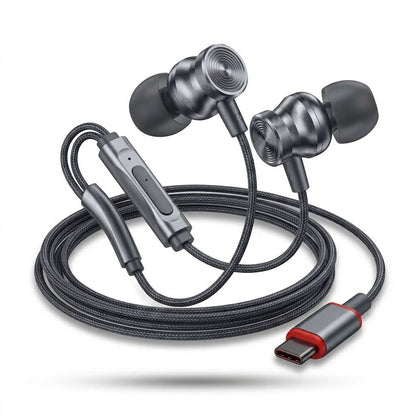 ICCONX Ecosphere 04 Type-C Wired Earphone - Grey