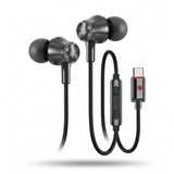 ICCONX Ecosphere 05 Wired Earphone with Type-C Audio Jack | 10MM Bass Driver | In-line Mic | Extra Bass | Crisp Audio