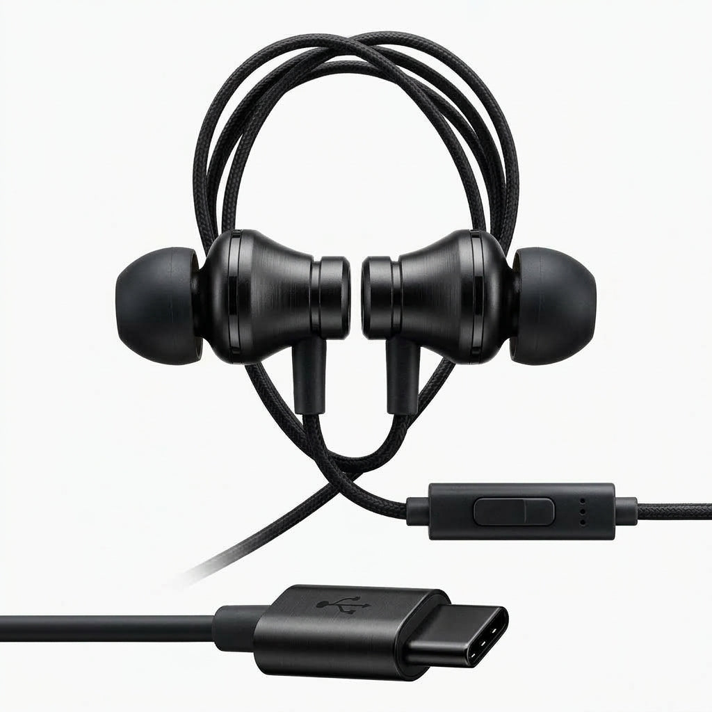 ICCONX Ecosphere 07 Type-C Wired Earphone - Black
