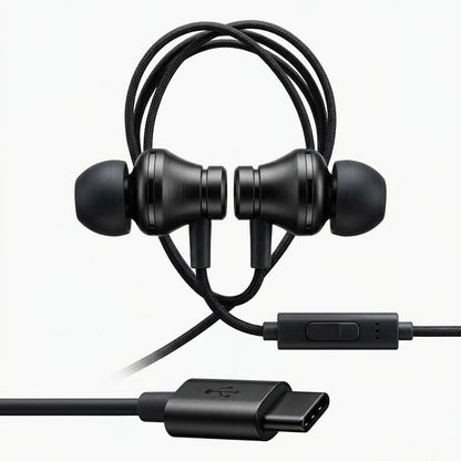 ICCONX Ecosphere 07 Type-C Wired Earphone - Black