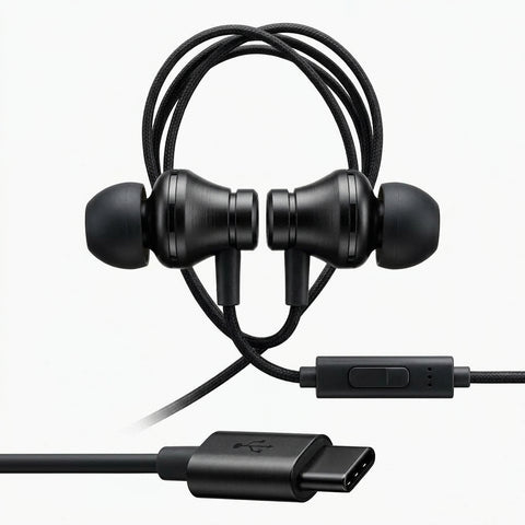 ICCONX Ecosphere 07 Type-C Wired Earphone - Black
