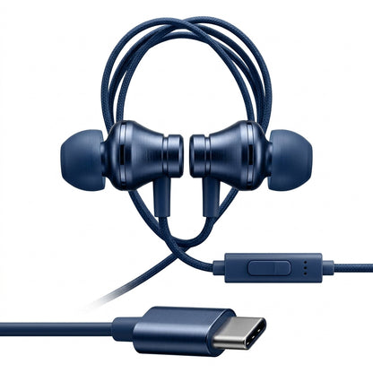 ICCONX Ecosphere 07 Type-C Wired Earphone - Blue