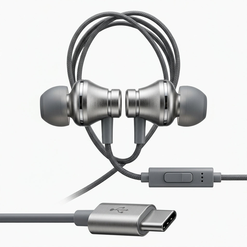 ICCONX Ecosphere 07 Type-C Wired Earphone - Grey