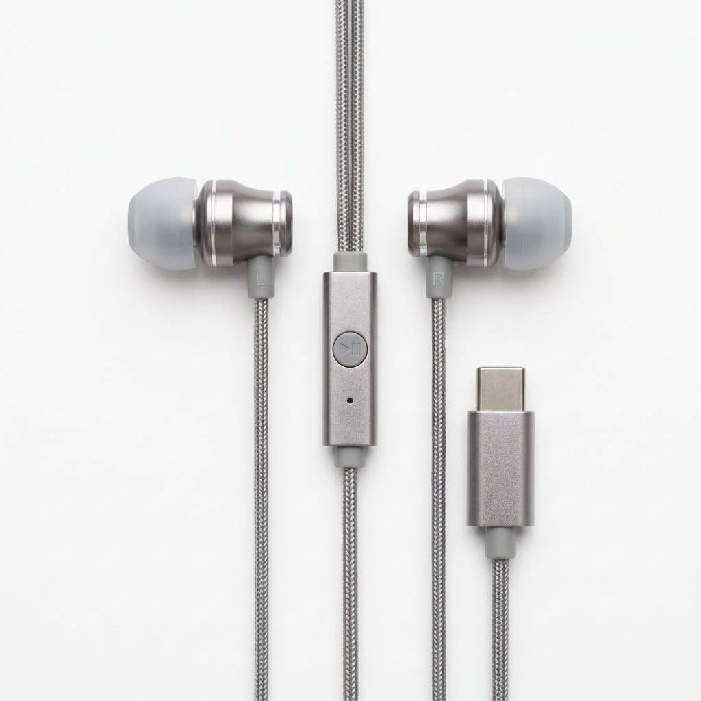 ICCONX Ecosphere 08 Type-C Wired Earphone - Grey
