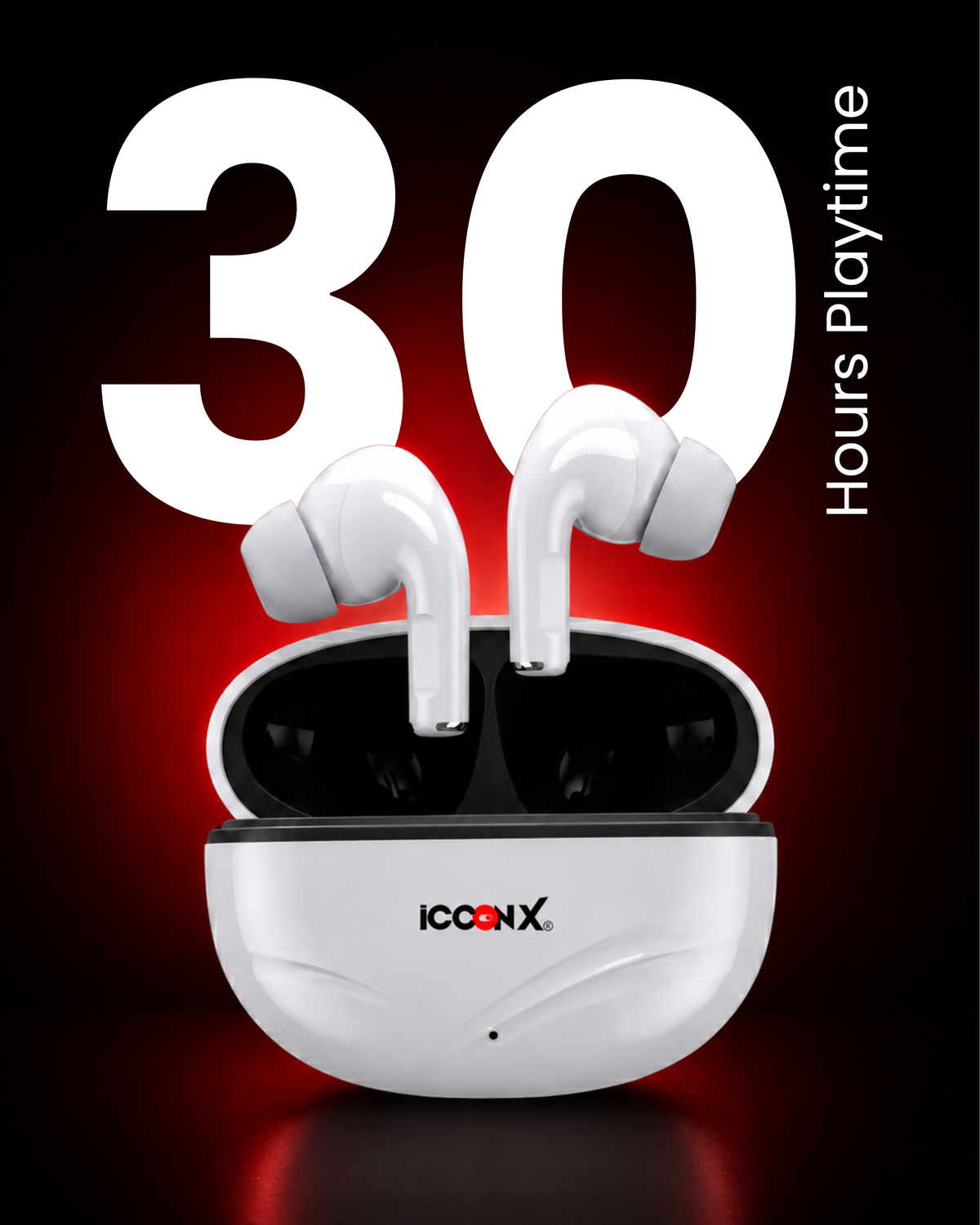 ICCONX Exobolt 151 Pearl White Smart TWS Earbuds