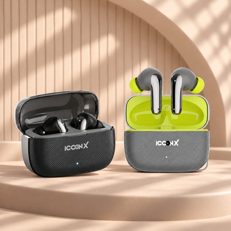 icconX Exobolt 92 True Wireless Earbuds 33h Playtime, BT 5.3