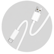 icconX CDC-4A product cable on transparent background