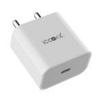 icconX MC 81 Pro 20W Type-C wall charger, front three-quarter view
