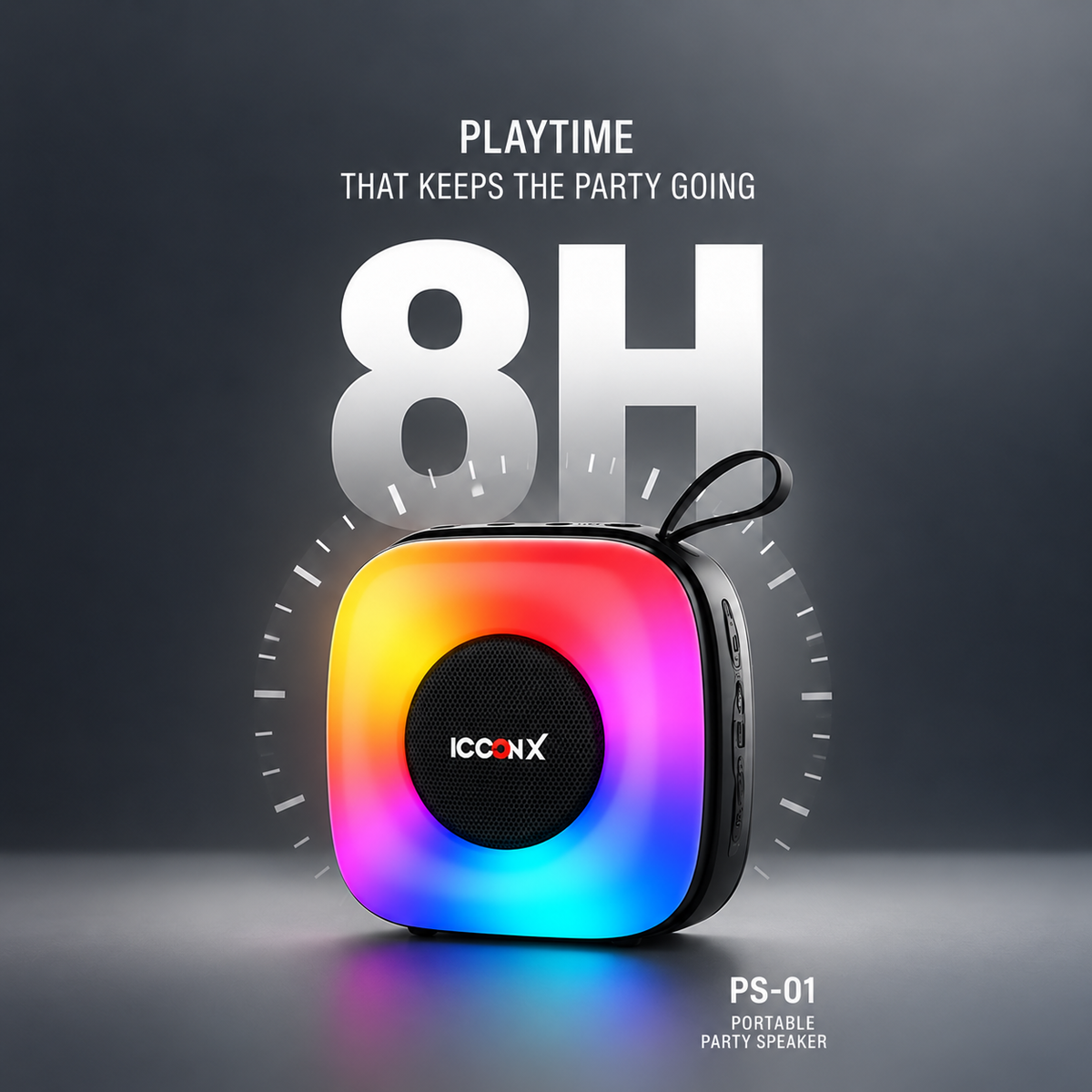 ICCONX PS-01 8 Hours Playtime That Keeps the Party Going