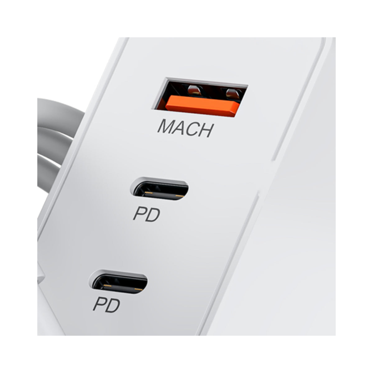 ICCONX GAN 65 Triple Charging Ports - Dual Type-C PD and USB-A Mach